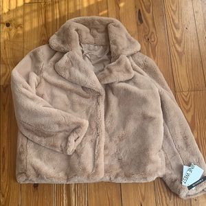 Faux fur reversible jacket NWT!